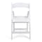 Atlas Commercial Products TitanPRO White Resin Folding Chair with Slatted Seat RFCSL6WH - alternate 5